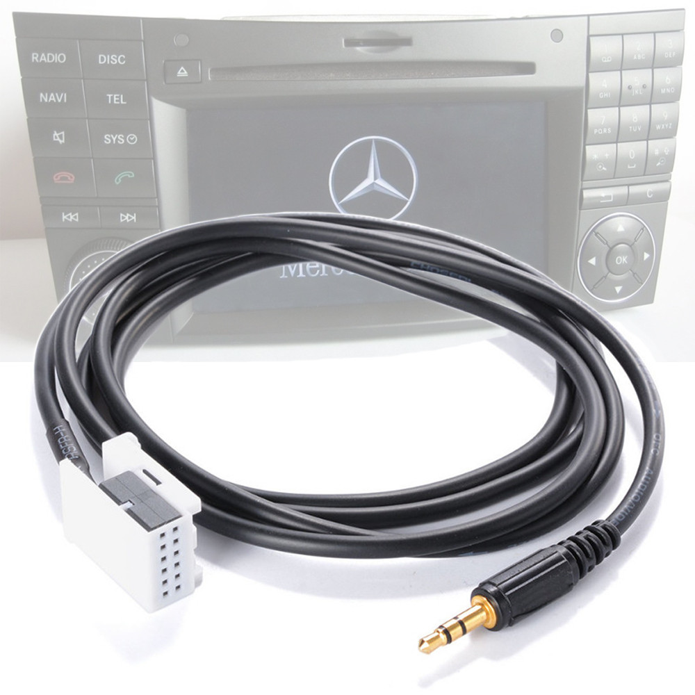 AUX для штатної магнітоли Mercedes W906 W639 W169 W203 W221 W164 [12pin / тато]
