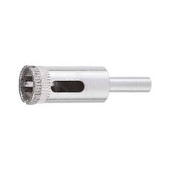 Свердло алмазне трубчасте для скла та кераміки 16 мм INTERTOOL SD-0351