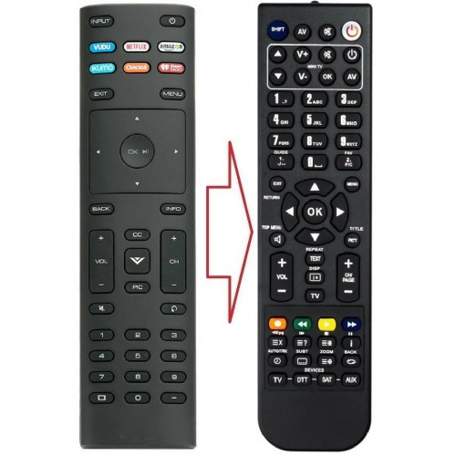 Пульт для телевізора VIZIO D32H-G3 (аналог), фото 1