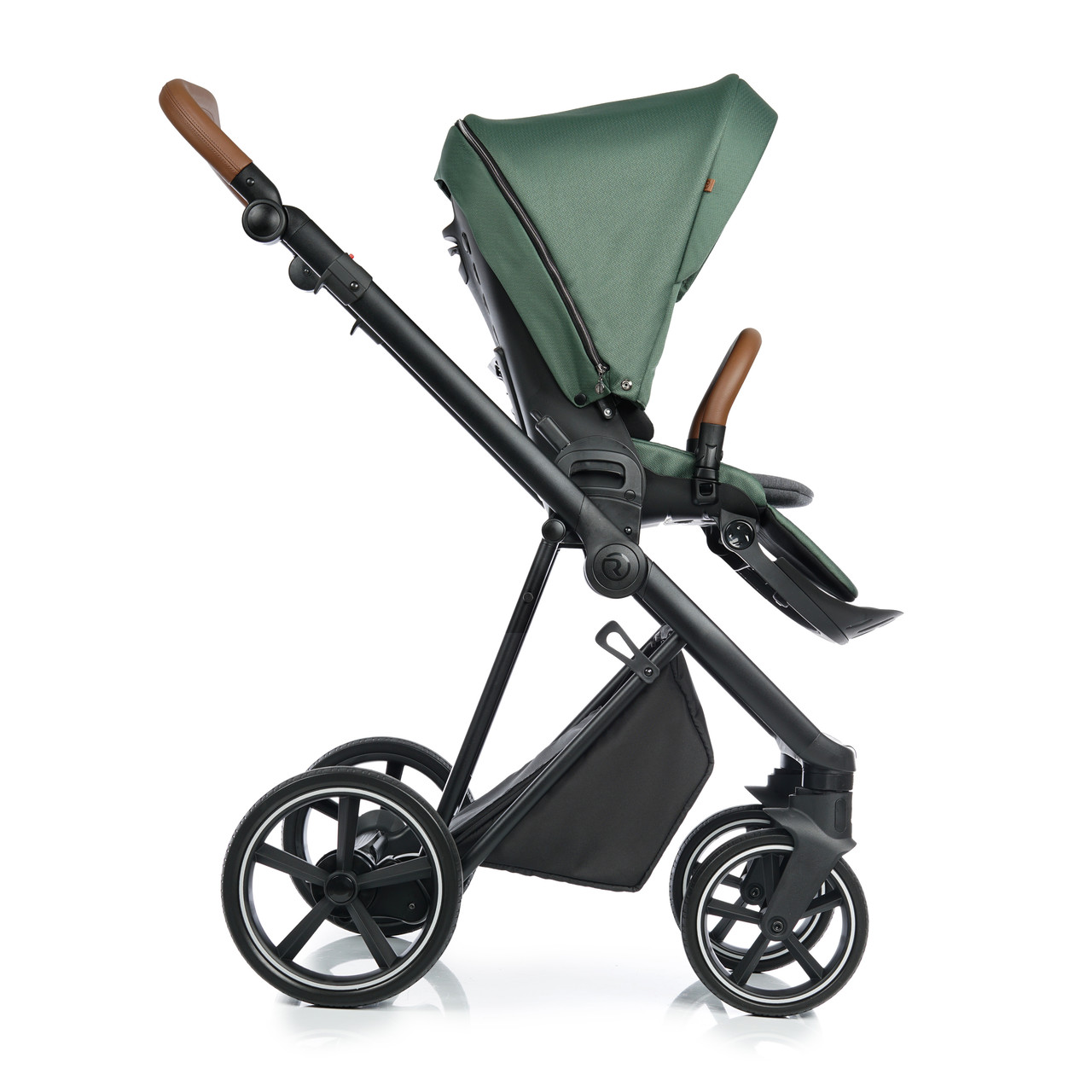 Коляска 2 в 1 Roan Bloom grey stripes