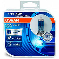 Комплект галогенних ламп OSRAM Cool Blue Boost PLUS 62193CBB-HCB H4 100/90W 12V P43T TS