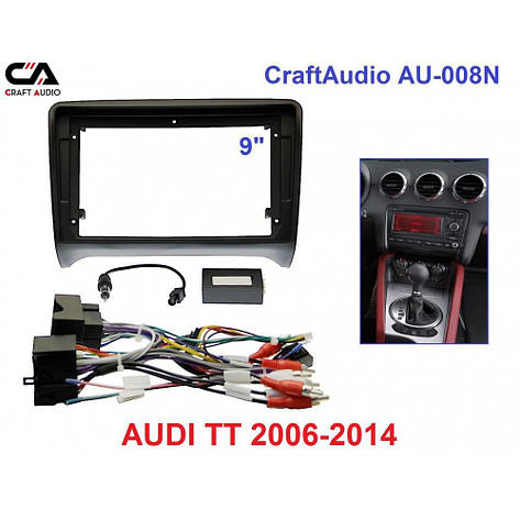 Перехідна рамка CraftAudio AU-008N AUDI TT 2006-2014, фото 1