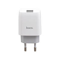 Сетевое зарядное устройство Hoco C73A 2 USB Micro Белый