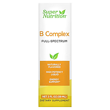 Вітаміни групи В, B Complex 59 мл Super Nutrition