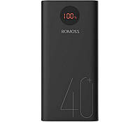 Портативний акумулятор павербанк Romoss Zeus Fast Charging 400000mah 18 W Black (PEA40)