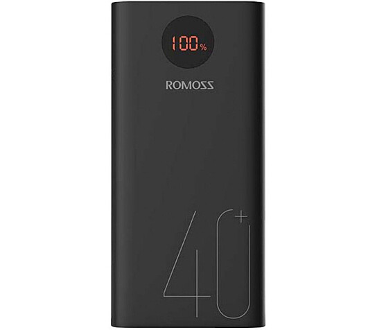 Портативний акумулятор павербанк Romoss Zeus Fast Charging 400000mah 18 W Black (PEA40)