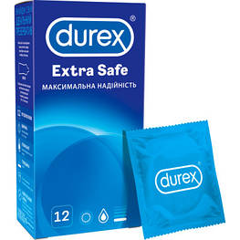 Презервативи Durex Extra Safe із силіконом. мастилом максимальна надійність 12 шт. (5010232954205)