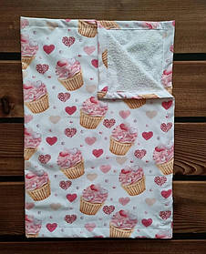 Багаторазова дитяча непромокальна пелюшка 100 х 70 см, бавовна + мембрана + бамбукова махра BST Рожевий