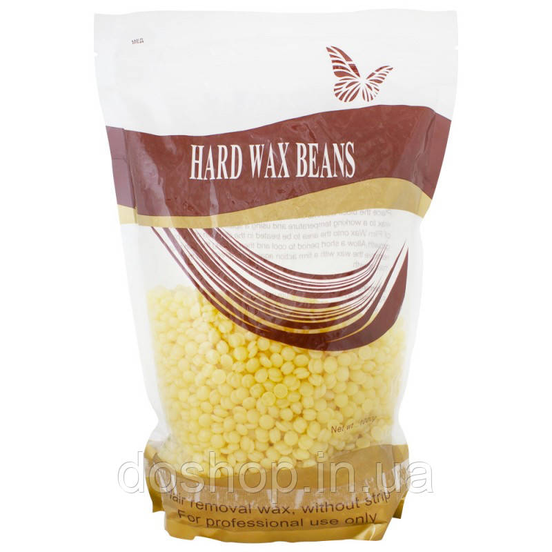 Гарячий плівковий віск у гранулах ТМ Hard Wax Beans Натуральний 1000 г