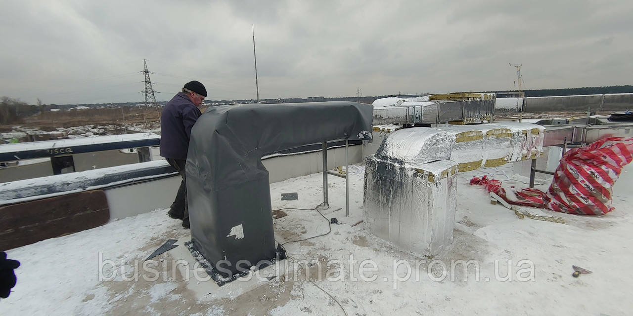 Покрытие мембраной воздуховодов систем вентиляции - фото 1 - id-p1759819086