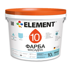 Силіконова фасадна фарба Element 10 матова 5л