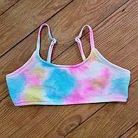 Пляжний топ для дівчинки, зріст 134-140, колір райдужний