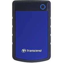 Зовнішній жорсткий диск HDD 2.5" USB 3.1 2Tb Transcend StoreJet Blue (TS2TSJ25H3B)