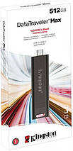 Флешка USB 3.2 512GB Kingston DataTraveler Max Black (DTMAX/512GB), фото 4