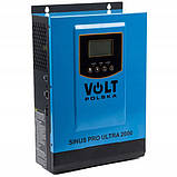 СОННІЧНИЙ ІНВЕРТОР VOLT SINUS PRO ULTRA 2000 12/230V 1000/2000W + 60 MPPT (75V), фото 5