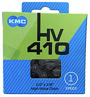 Ланцюг KMC HV410 Gray/Brown 1/2 X 1/8, 1 швидкість 112 ланок + замок