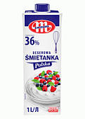 Вершки Mlekovita тваринні Smetanka 36%, 1л