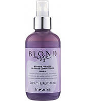 Двухфазний кондиціонер для волосся Inebrya Blondesse Blonde Miracle Bi-Phase Conditioner, 200 мл