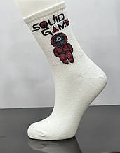 Шкарпетки з вишивкою Гра в кальмара