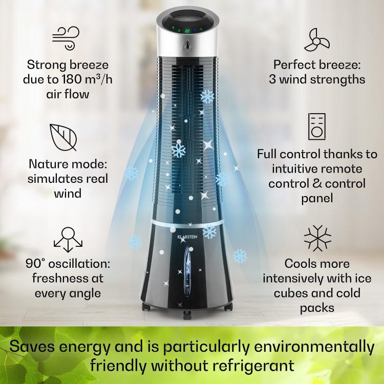 Б/У Мобільний кондиціонер Klarstein Skyscraper Ice 4-in-1, Німеччина