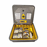 Теплуша Euro 88 PRO 12/50 в комбінованому корпусі, з живленням 12 Вольт, з автоматичним переворотом, на 78 яєць, фото 8