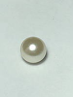 Жемчуг Круглый серебряного цвета 8 мм 1/2 (искусственный) я362