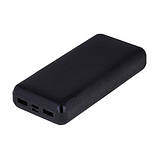 Повербанк Power Bank на 20000 mAh Hoco J72A Easy travel, чорний повербанк 20000 мА·год для телефона айфона, фото 3