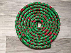 Скакалка для художньої гімнастики 3 м зелено-червона клітинка T 157