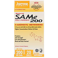 S-Аденозилметионин SAME 200, Jarrow Formulas, 20 табл.