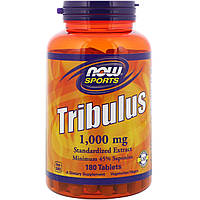 Трибулус повышает тестостерон, Now Foods, Tribulus, 180 таблеток