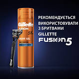 Гель для гоління Gillette Fusion Зволоження 200 мл (7702018465156), фото 7