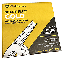 Стрічка Strait Flex Mid-Flex Gold 300 (Страйт Флекс Мід Флекс Голд 300) для зовнішніх та внутрішніх кутів довжина 30,5 метрів