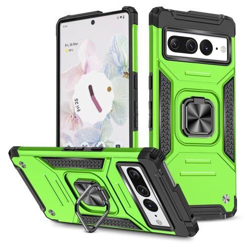 Протиударний чохол із підставкою для Pixel 7 Pro салатовий захисний бампер
