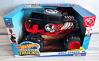 Хот Вилс Монстр Трак Бон Шейкер машинка внедорожник Hot Wheels RC Monster Trucks 1:15 Scale Bone Shaker HGV92