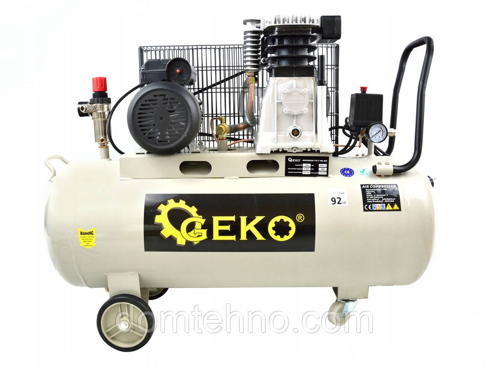 Масляний компресор з потужним двигуном Geko G80315 100 л 9 бар
