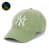 Кепка бейсболка с вышивкой - New York / Нью Йорк S/M Зеленый