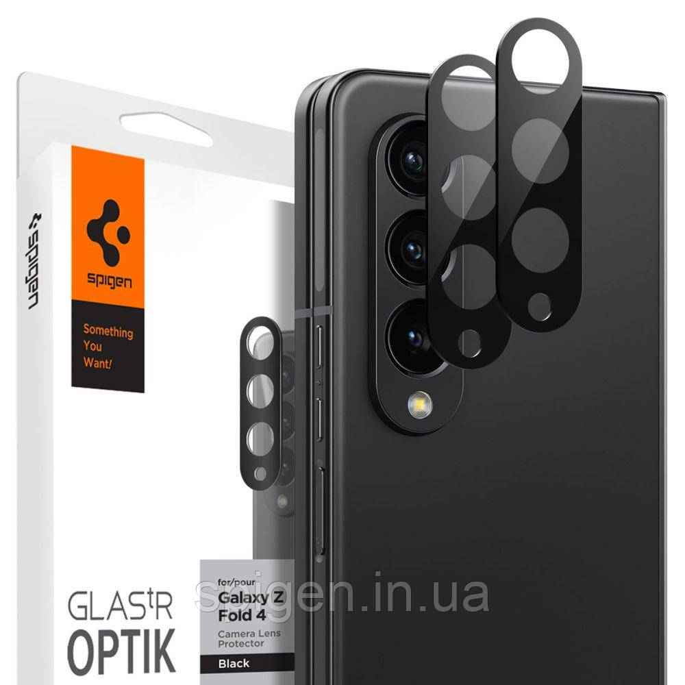 Захисне скло Spigen для камери Galaxy Z Fold 4 - Optik (2шт), Black (AGL05428)