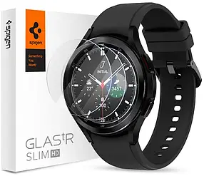 Захисне скло Spigen Samsung Galaxy Watch 4 Classic (46mm) GLAS.tR Slim, 3шт (AGL03842)