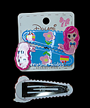 Шпилька-хлопавка (тик-так) затискач дитяча "Принцеси" 5 см в асортименті, 2 шт (СС 2-20), фото 5