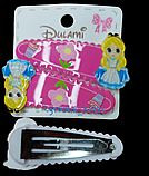 Шпилька-хлопавка (тик-так) затискач дитяча "Принцеси" 5 см в асортименті, 2 шт (СС 2-20), фото 3