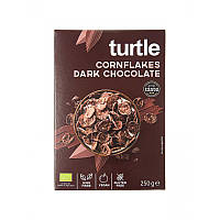 Хлопья кукурузные в темном шоколаде без глютенуа органические 250г, Turtle
