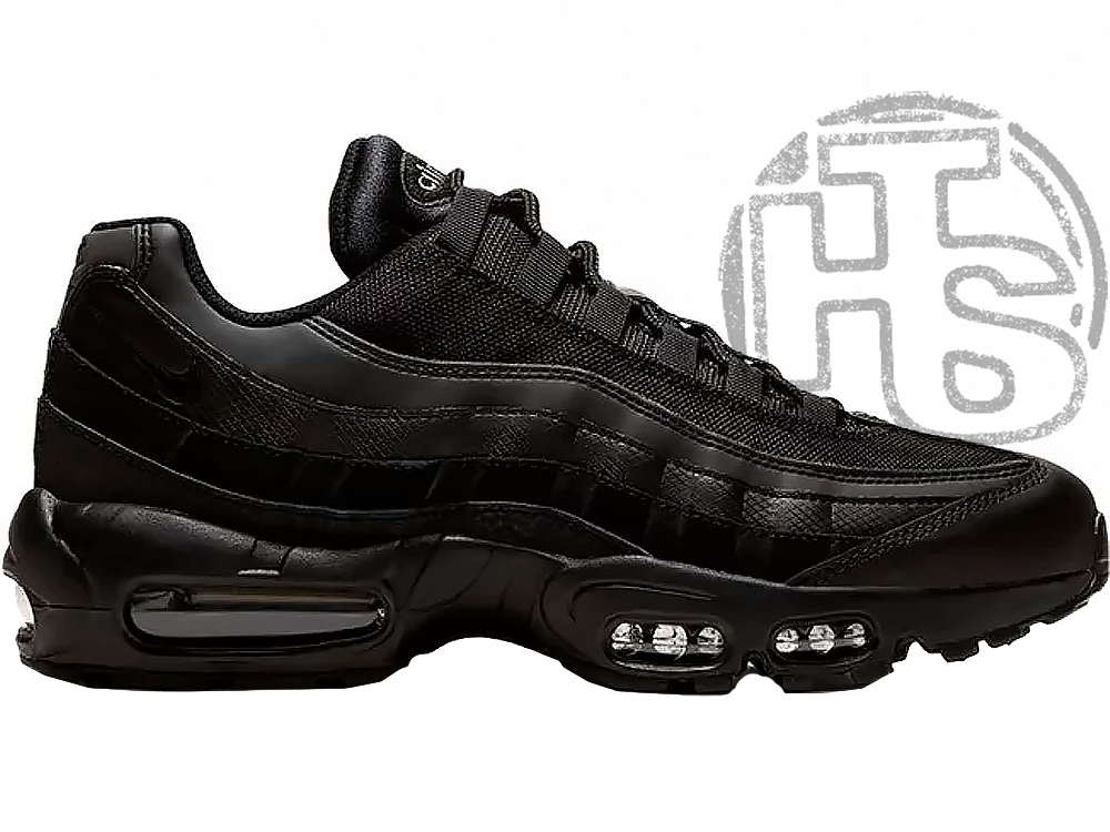 Мужские кроссовки Nike Air Max 95 Triple Black 609048-092 - фото 1 - id-p564038671