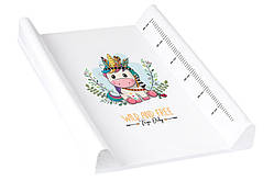 Пеленальний матрац Дикий захід: Єдиноріг 70*50 см білий 70х50 см пеленатор Tega Baby матрас