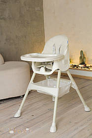 Стільчик для годування Bambi M 4136, Ice Gray