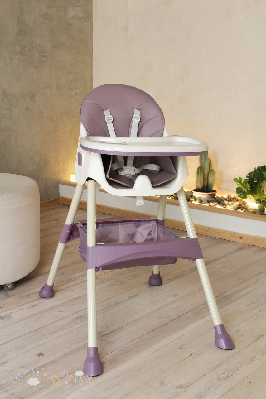 Стільчик для годування Bambi M 4136, Plum