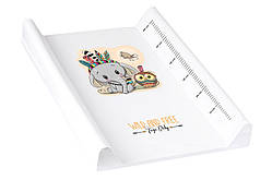 Пеленальний матрац Дикий захід: Слоник 70*50 см білий 70х50 см пеленатор Tega Baby