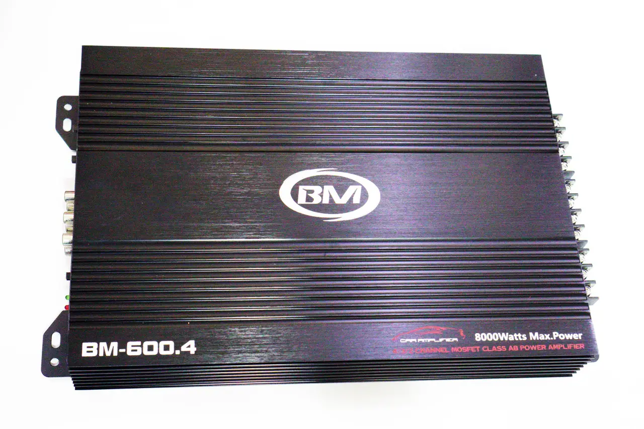 Автомобільний підсилювач звуку Boschman BM Audio BM-600.4 4-канальний