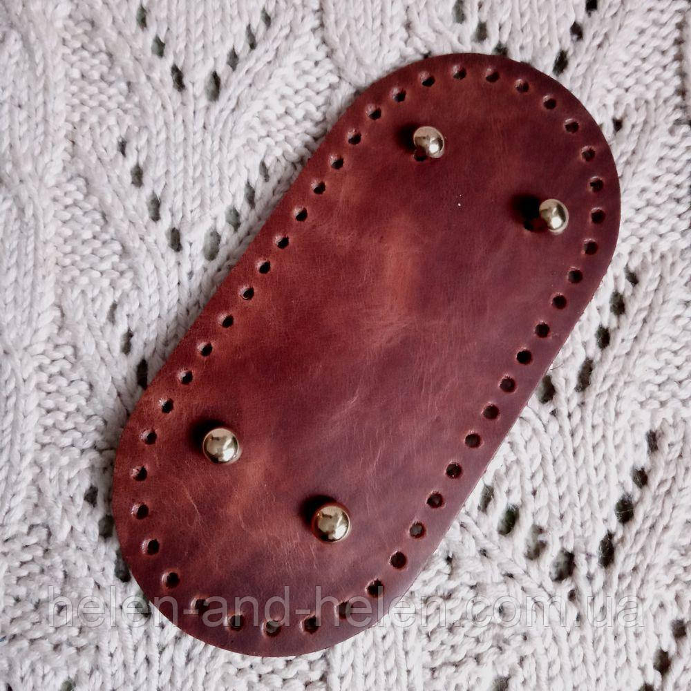 Денце для в'язаних сумок. Колір "Коньячний", фото 1