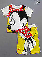Летний костюм Minnie Mouse для девочки. 80 см