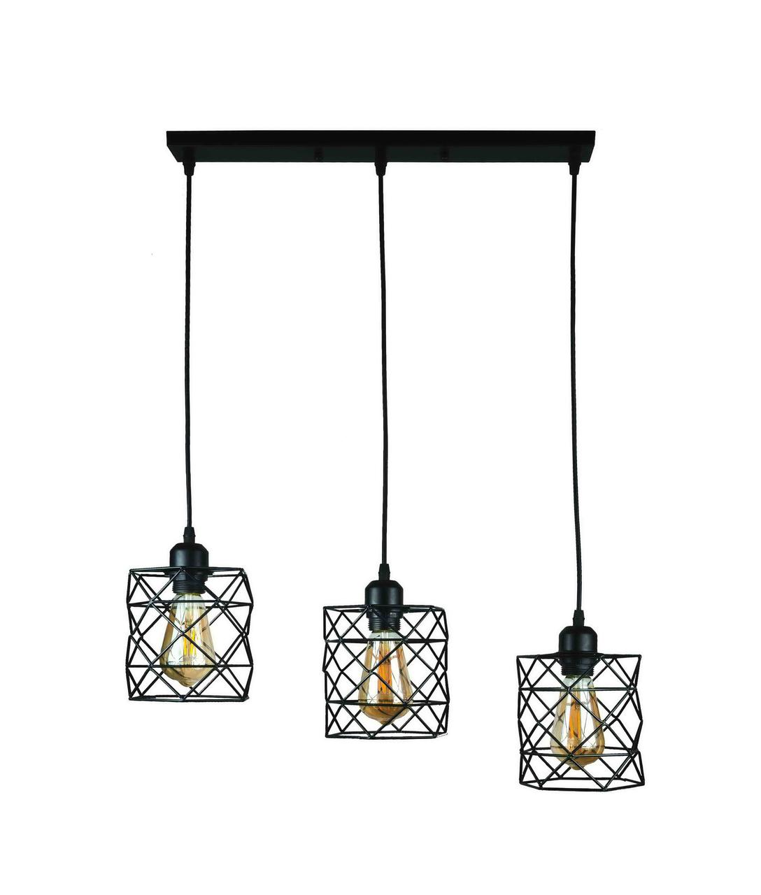 Люстры в стиле лофт Levistella 756PR105F-3 BK (500) (ID#1759930888 ...